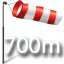 700m